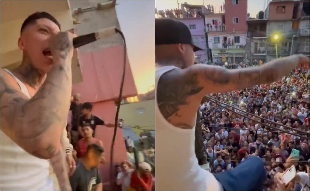 Santa Fe Klan grabó un video para su próxima canción en colaboración con L-Gante Keloke y Uzielito Mix. Foto: Instagram. @santa_fe_klan_473