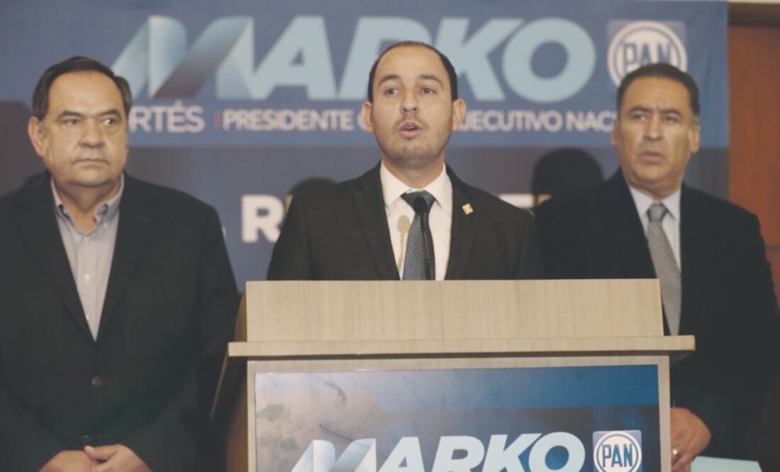 Manuel Gómez Morín y Marko Cortés contenderán para dirigir al PAN. JUAN CARLOS REYES. EL UNIVERSAL