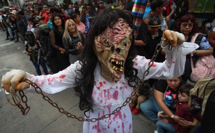 FOTOS: Así invadieron los zombies el centro de la Ciudad de México