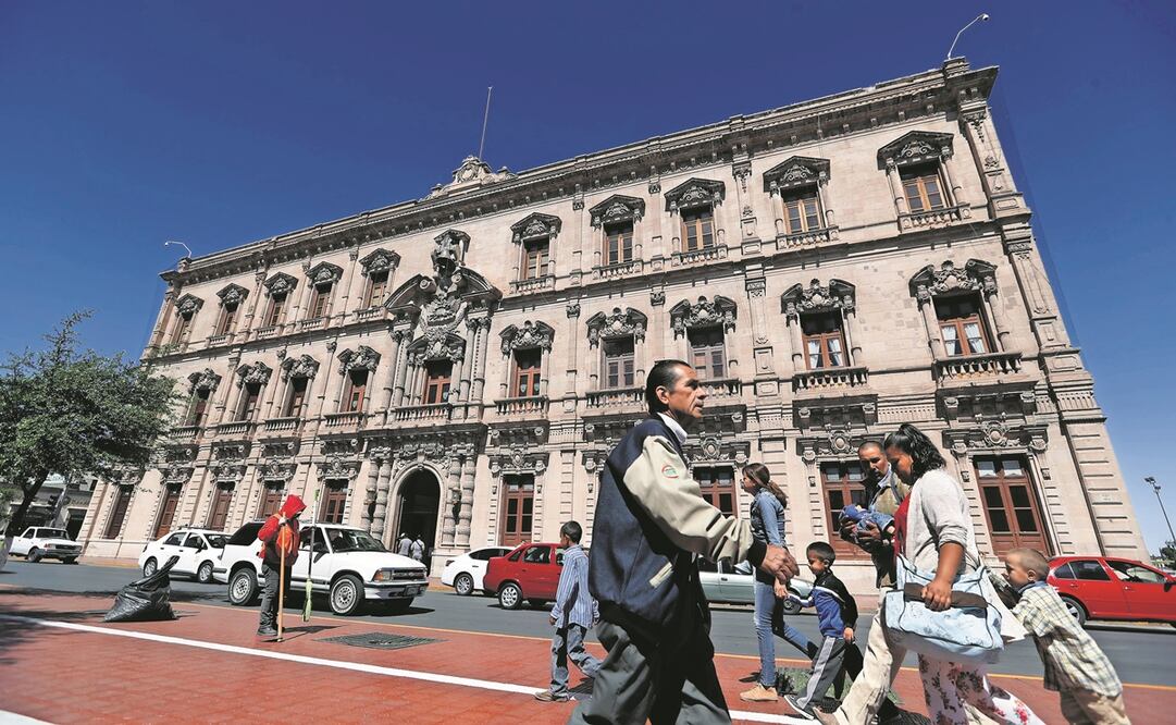 Palacio de Gobierno de Chi- huahua, entidad que no in- formó de las participaciones. Foto: Archivo/ EL UNIVERSAL 