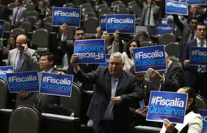 Chocan AN y Morena por fiscalía general 