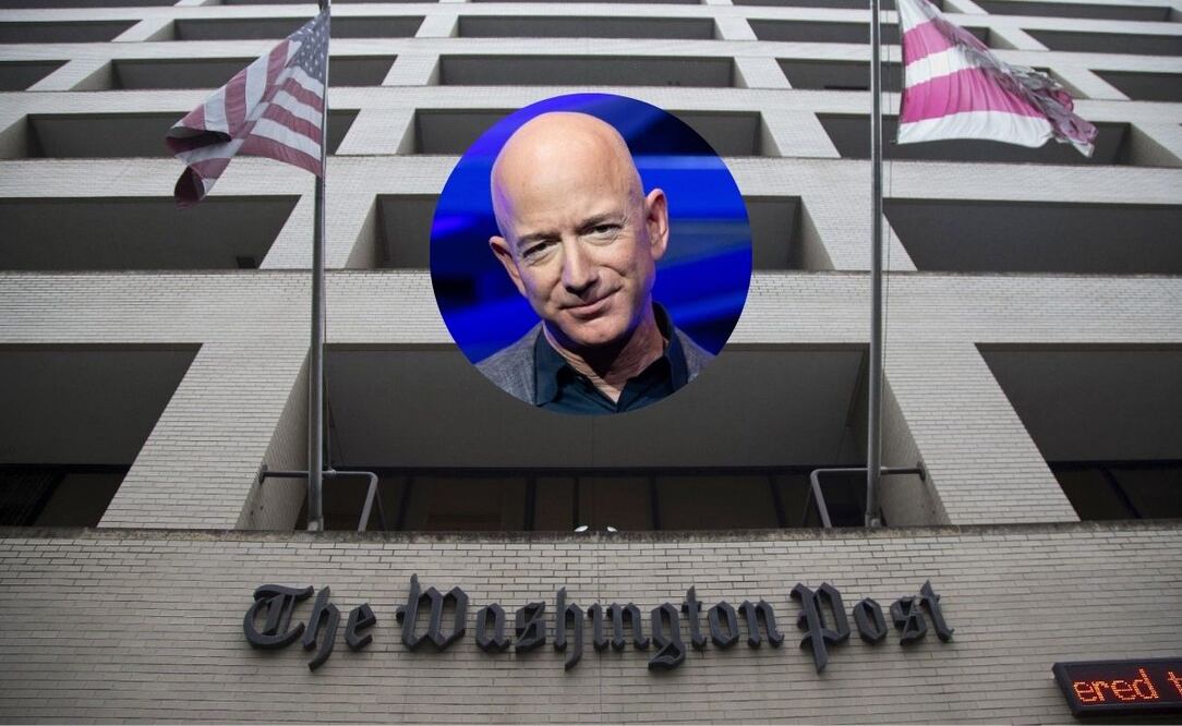 Jeff Bezos, propietario del Washington Post, defendió la reciente decisión del periódico de no respaldar a ninguno de los candidatos a la presidencia de EU, generando controversia interna y la renuncia de varios empleados. Fotos: Archivo/El Universal