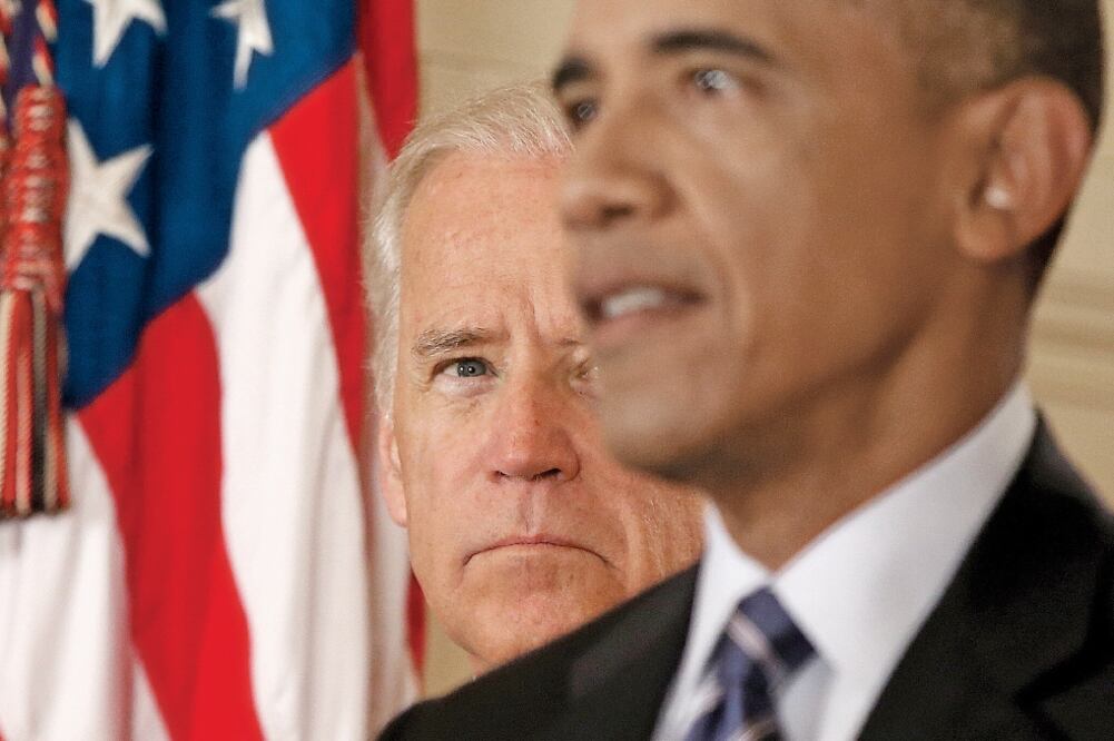 El presidente Barack Obama se reunió ayer con Joe Biden. En la foto, conferencia en la Casa Blanca en enero de 2014 (ARCHIVO AP)