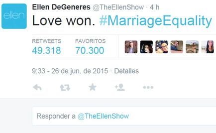 Famosos celebran legalización de matrimonios gay en EU