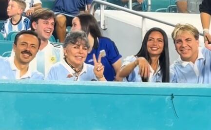 Verónica Castro reaparece en público junto a sus hijos, Cristian y Michel; así fue el reencuentro