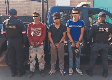 Detienen a tres por robar cable del Trolebús