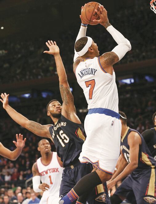 Anthony fue determinante en el triunfo sobre los Pelicans (ANTHONY GRUPPUSO. USA TODAY SPORTS)