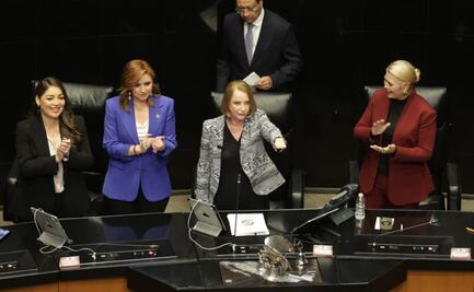 Rinde protesta Laura Itzel Castillo como nueva presidenta del Senado; Noroña se despide del cargo