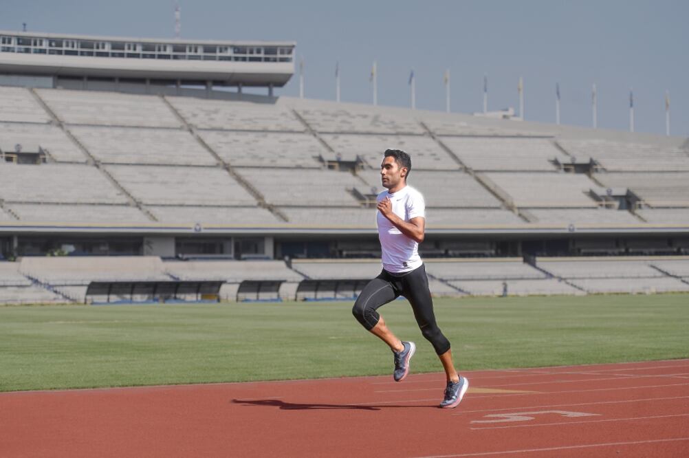 El mexicano se llevó la prueba del medio maratón. (NIKE)