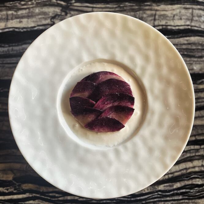 Ceviche de coco del chef Luis Ronzón. Foto: Cortesía