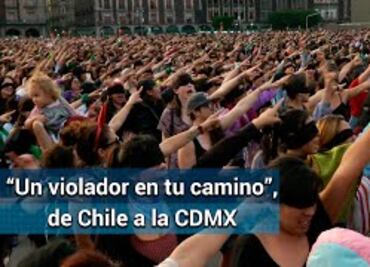 "El violador eres tú", reclaman en el Zócalo