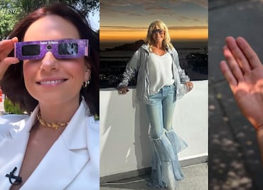 Eclipse solar 2024: así lo vivieron algunas celebridades