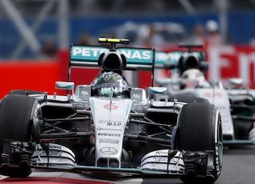 Rosberg gets best time on second practice run in Mexico City
