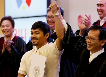 Pacquiao, nuevo senador de Filipinas