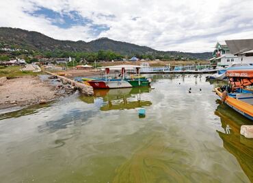 En la presa de Valle de Bravo se agota el agua y ahuyenta al turismo