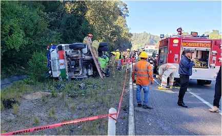 Vuelca camión de peregrinos en Chiapa de Corzo