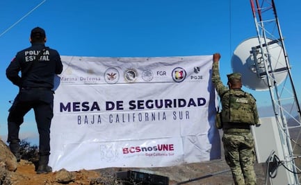 Desmantelan 12 antenas de comunicación ilegales en BCS; eran usadas por grupos delictivos para monitorear movimientos de autoridades
