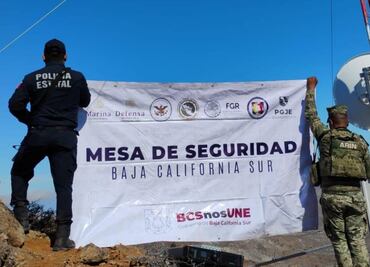 Desmantelan 12 antenas de comunicación ilegales en BCS; eran usadas por grupos delictivos para monitorear movimientos de autoridades