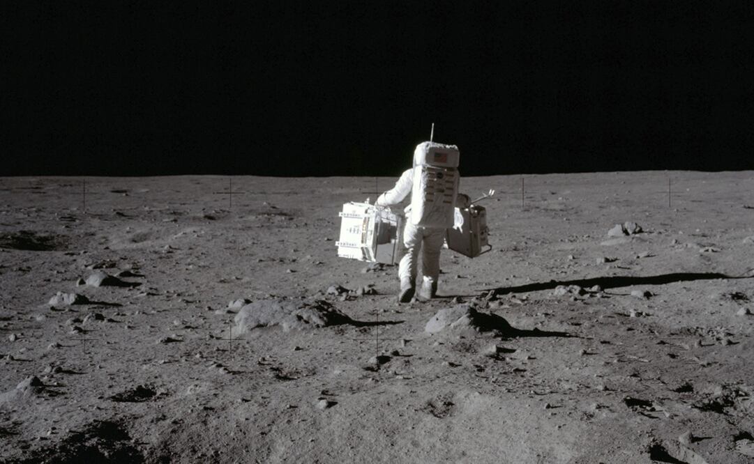 En la foto, Buzz Aldrin explorando la Luna el 20 de julio de 1969. Foto: Neil Armstrong/NASA vía AP