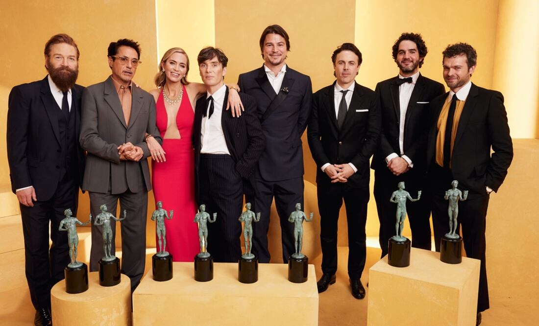 Elenco de "Oppenheimer" gana los SAG AWARDS. Foto: Vía redes sociales.