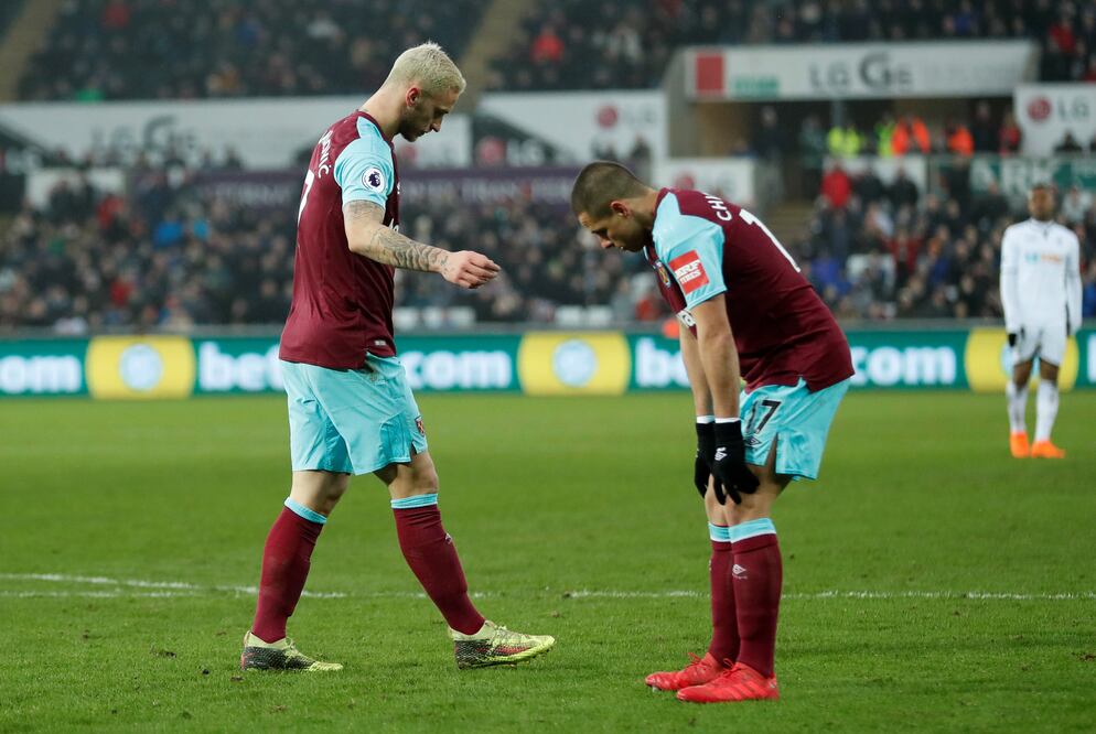 REUTERS. Swanse City vs West Ham