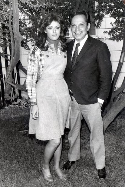 Así lucía Lucía Mendez cuando protagonizó ‘El ministro y yo’, junto a Cantinflas