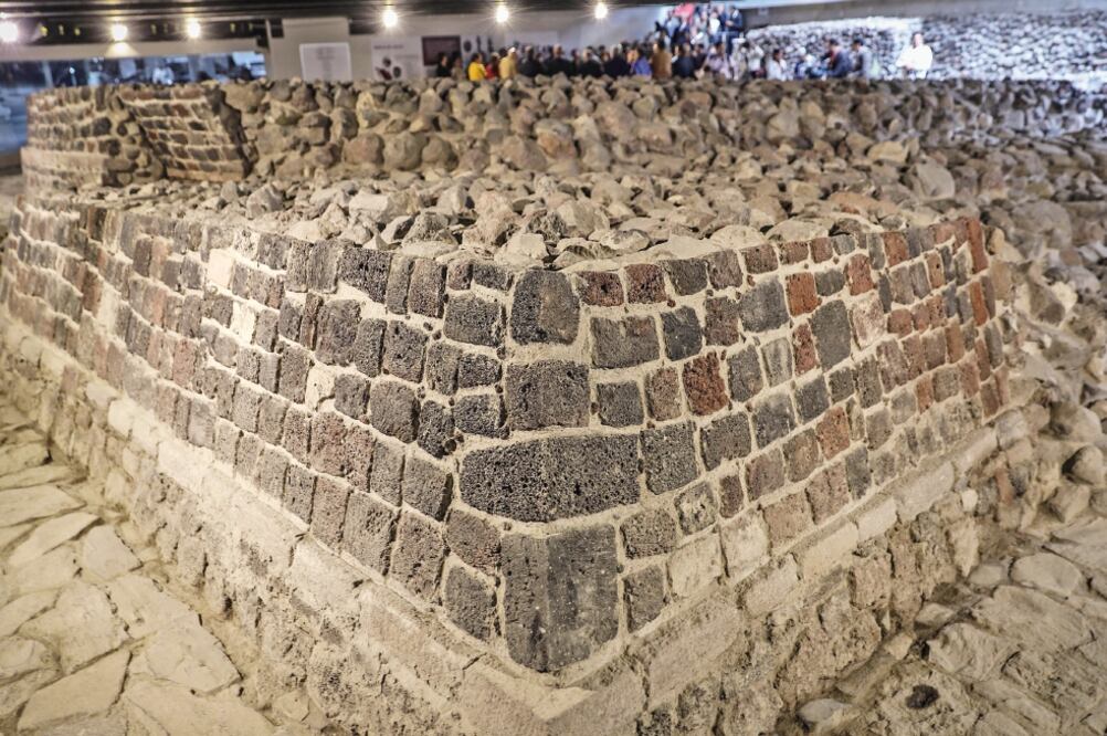 El adoratorio de 12 metros de diámetro fue hallado hace cuatro años en la avenida Ricardo Flores Magón, en Tlatelolco (JUAN CARLOS REYES. EL UNIVERSAL)