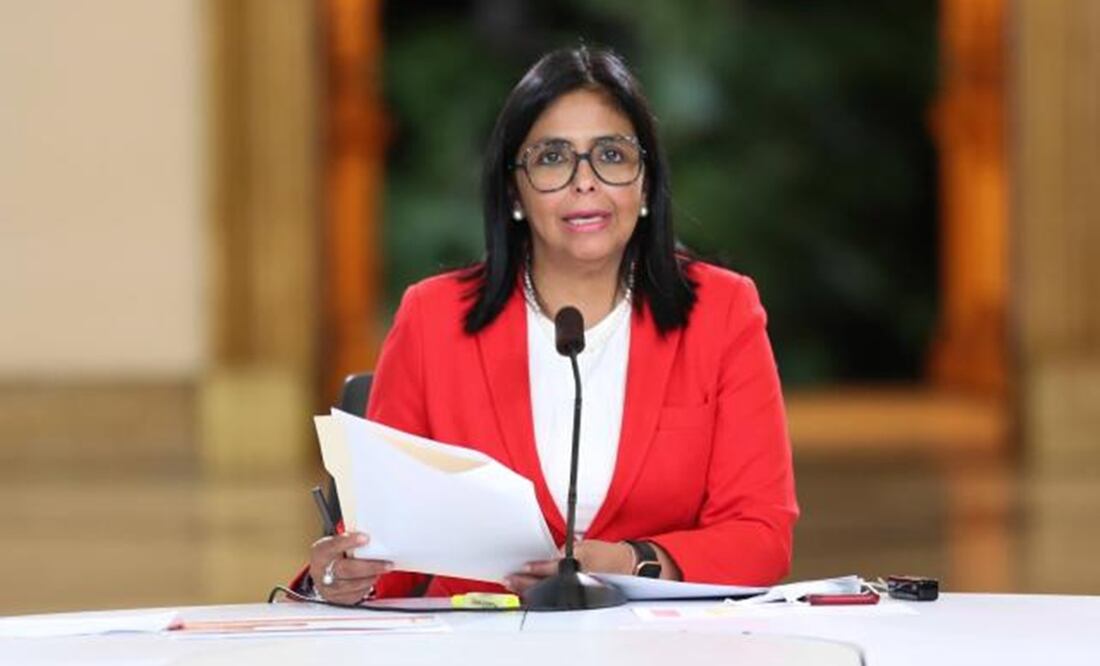La vicepresidenta de Venezuela, Delcy Rodríguez. Foto: EFE