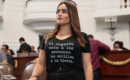 Diputada local del Partido Verde propone multar a quien arroje colillas a la calle 