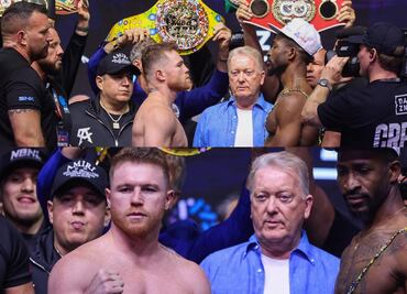 Canelo y Scull cumplen con el peso para su pelea en Arabia Saudita; “estamos listos para mañana”, aseguró el mexicano