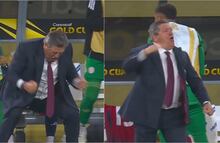 Miguel Herrera tiene espectacular festejo en la Copa Oro; celebró el triunfo agónico de Costa Rica