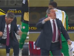 Miguel Herrera tiene espectacular festejo en la Copa Oro; celebró el triunfo agónico de Costa Rica