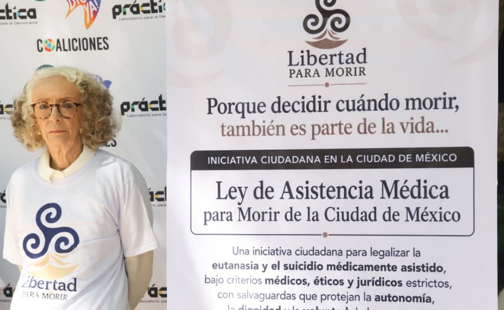 Colectivo busca recabar 20 mil firmas para impulsar muerte asistida en CDMX; iniciativa podría llegar al Congreso.
Foto: Karla Guerrero / EL UNIVERSAL