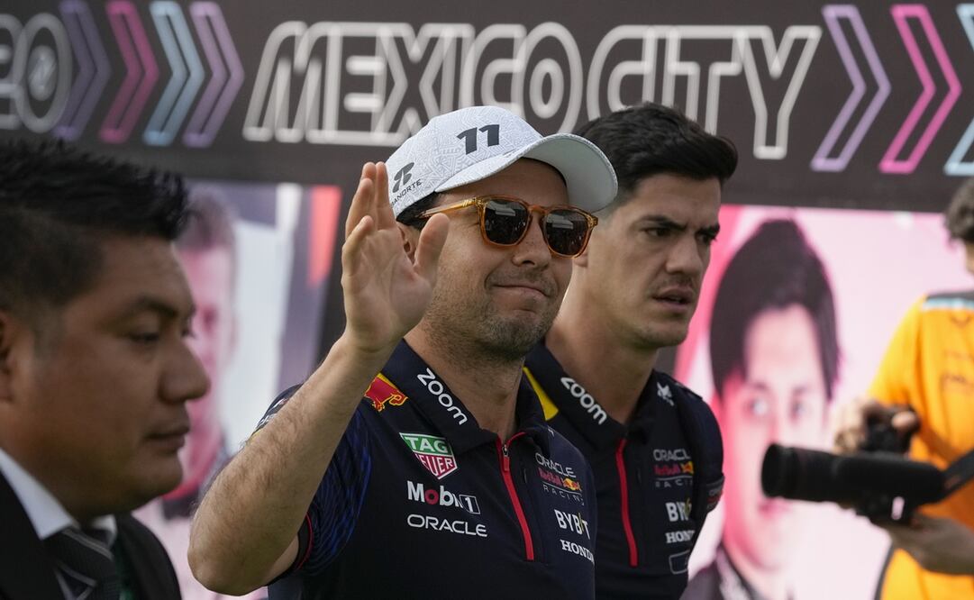 Checo Pérez durante el Gran Premio de México - Foto: AP