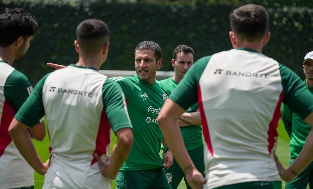 Selección Mexicana, bajo en mando de Jaime "Jimmy" Lozano, en entrenamiento - Foto: @miseleccionmx en Instagram