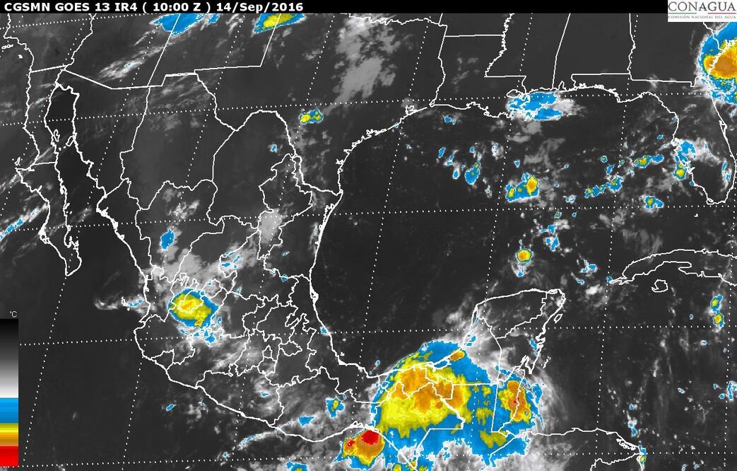 Temperaturas calurosas a muy calurosas durante el día y viento del noreste de 20 a 35 kilómetros por hora (Conagua)