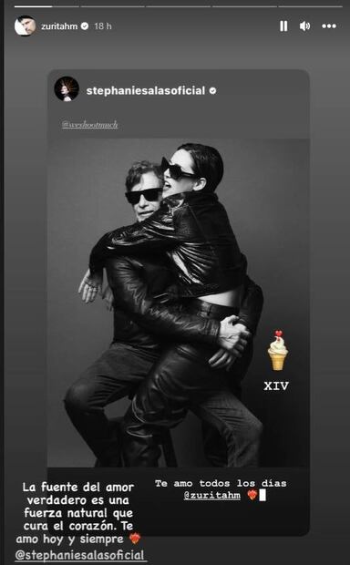 Humberto Zurita dedica románticos mensajes a Stephanie Salas: "Te amo hoy y siempre"