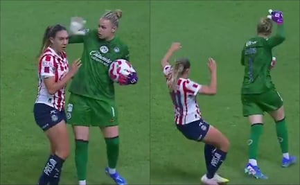 La agresión de Sandra Paños que le costó la expulsión en el Clásico ante Chivas; Karen Luna ocupó su lugar
