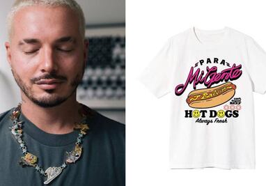 J Balvin lanza línea de ropa y accesorios con imágenes de hot dogs
