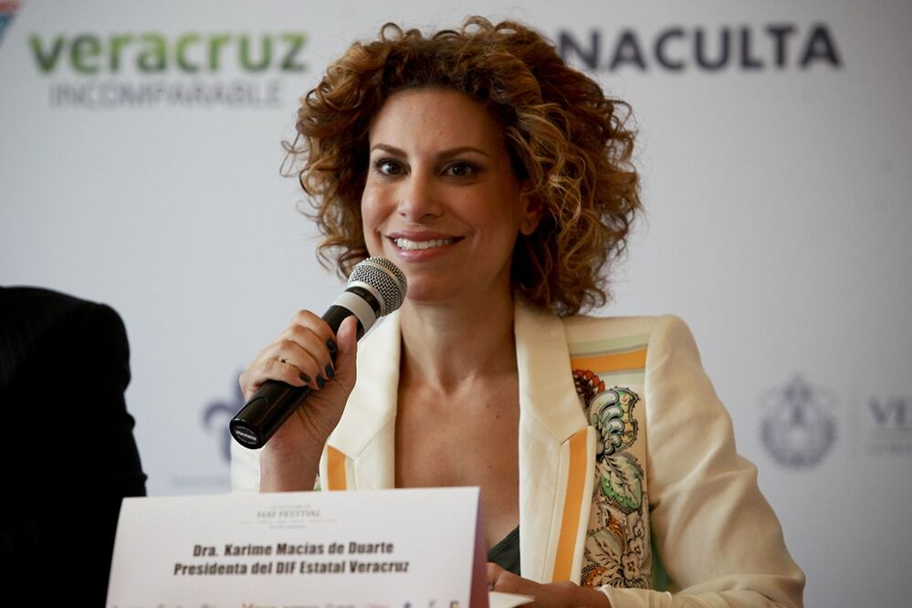 Karime Macías during an event in 2014 – Photo: Jair Cabrera/EL UNIVERSAL
