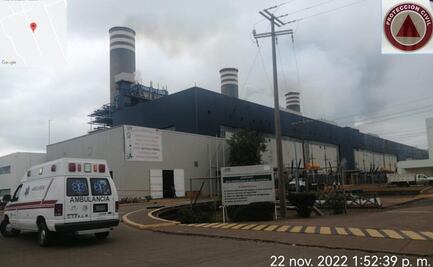 Reportan incendio en Termoeléctrica de Tuxpan, Veracruz