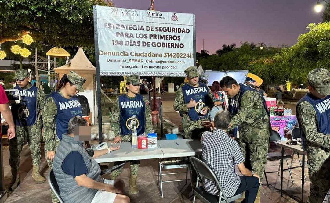 “Estrategia de seguridad de los primeros 100 días” de la Secretaría de Marina. Foto: Semar