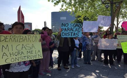 Desalojados de Los Remedios protestan en Naucalpan