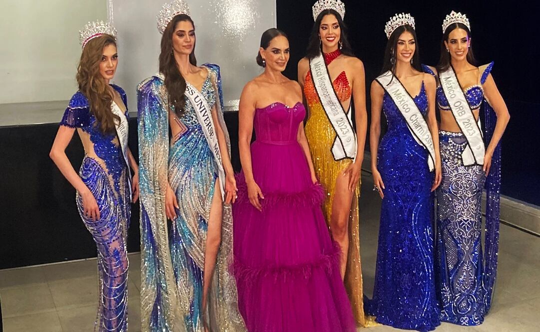 Jones se dijo muy orgullosa de las ganadoras y adelantó que trabajara en conjunto con Melissa Flores para traer la cuarta corona a México. Foto: EL UNIVERSAL / Armando Pereda Maldonado