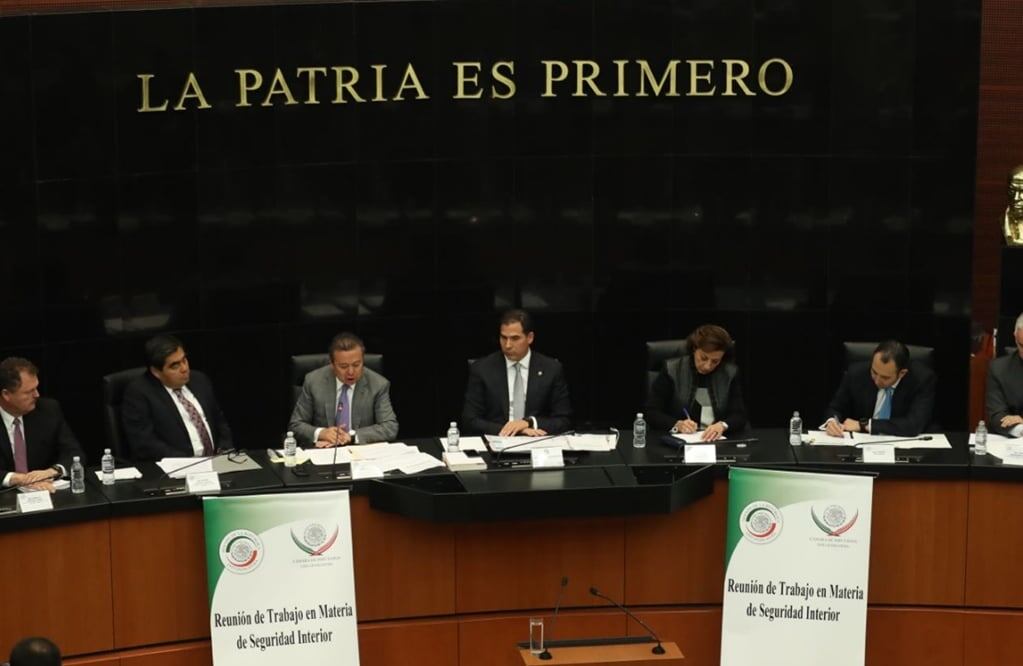 El Congreso de la Unión comenzó el análisis legislativo de la iniciativa de Ley de Seguridad Interior con la coincidencia de regular la actuación de las Fuerzas Armadas en las labores de seguridad del país. Foto: Lucía Godínez/EL UNIVERSAL