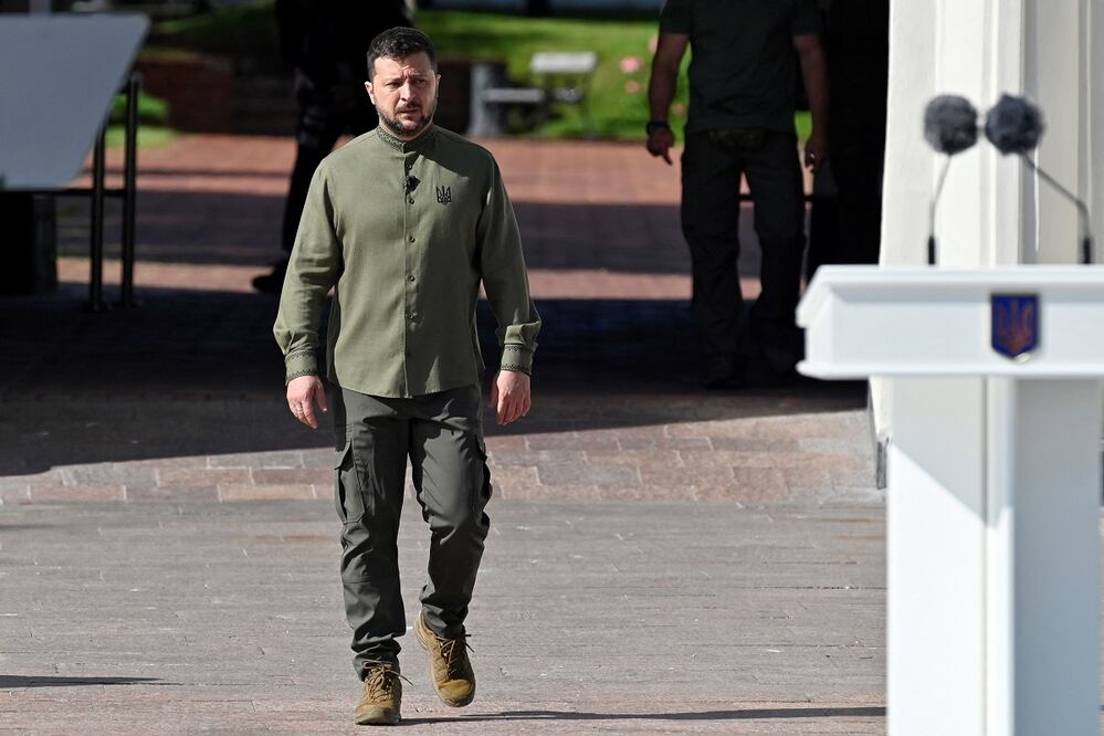 El presidente ucraniano, Volodimir Zelensky. FOTO: AFP