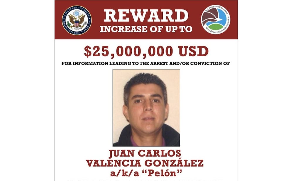 Líderes del CJNG. Foto: Departamento de Justicia