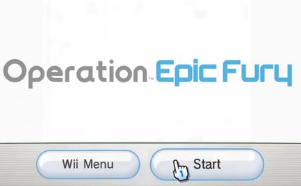 Casa Blanca presume operación “Furia Épica” con grabación al estilo Wii Sports de Nintendo; difunde videos atacando a Irán