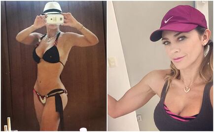 Aracely Arámbula presume sus curvas en bikini