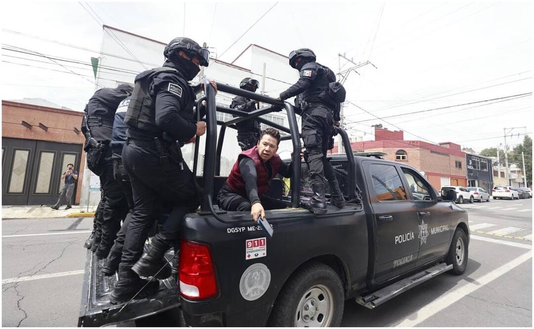 Detienen a regidor Mario Cardoso. Foto: Jorge Alvarado/ EL UNIVERSAL